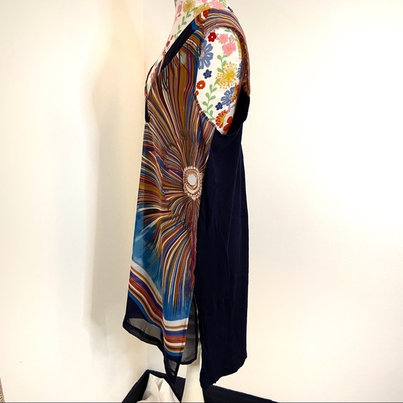 TINY for Anthropologie Bright Colored Tunic Blouse - Picture 6 of 8